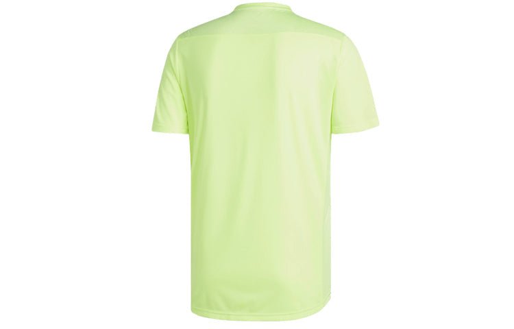 adidas Own The Run TEE Running Short Sleeve Fluorescence Yellow DX1316