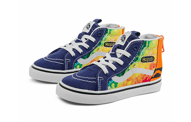 Crayola x Vans SK8-HI Zip 'Blue Yellow Orange' VN000XG5ARS