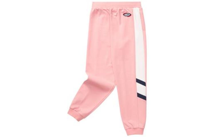 (GS) Skechers Casual Woven Pant 'Pink Black White' P322G053