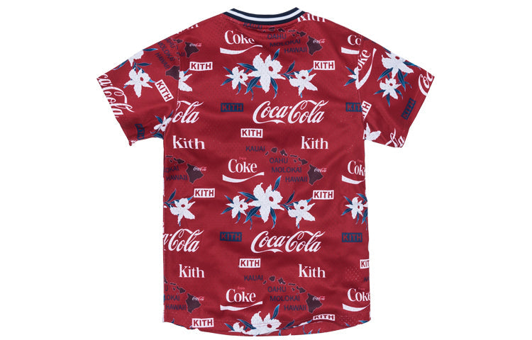 KITH x Coca-Cola x Mitchell & Ness BP Hawaii Jersey Tee KH-001