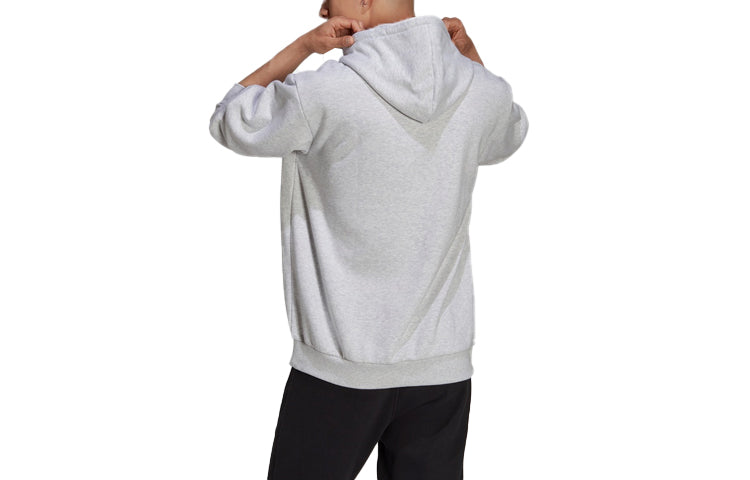 Men's adidas Alphabet Printing Sports Long Sleeves Light Grey HF9217