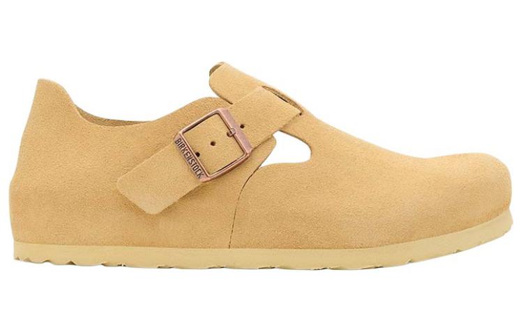 Birkenstock London Suede Leather Shoes 'Latte Cream' 1027534