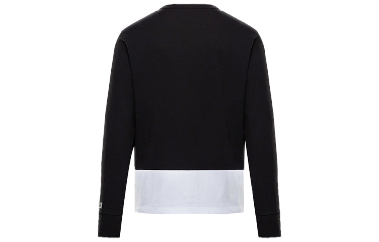 Moncler Long Sleeve Crewneck For Men Black 0918D700208390T990
