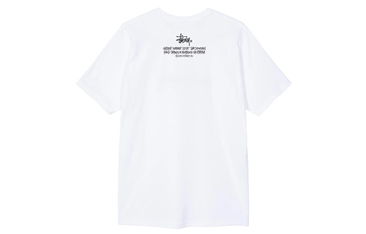 Stussy Land Art Tee Short Sleeve Unisex White 3903624