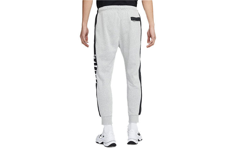 Nike Sportswear Contrasting Colors Printing Logo Sports Long Pants Gray CZ9943-050
