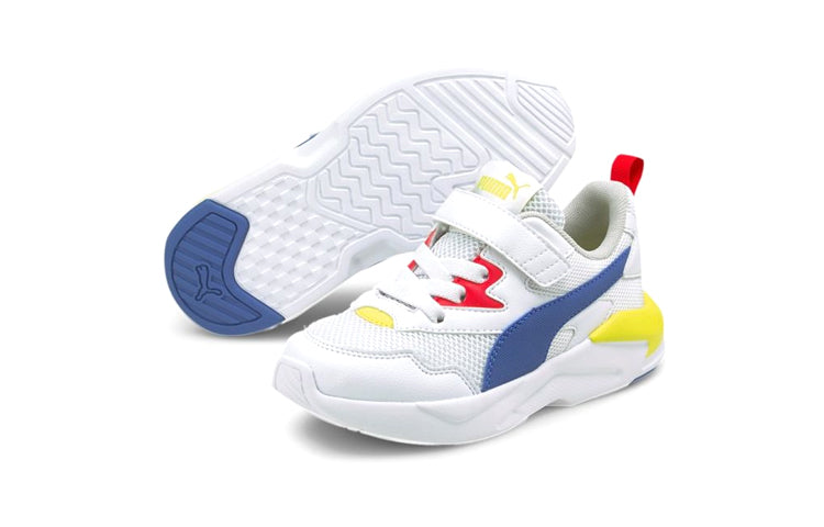 (PS) PUMA X-Ray Lite Sport Shoes White/Yellow 374395-11
