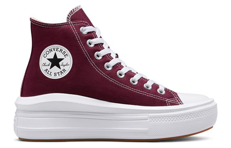(WMNS) Converse Chuck Taylor All Star Move Platform High 'Dark Beetroot' A02430C