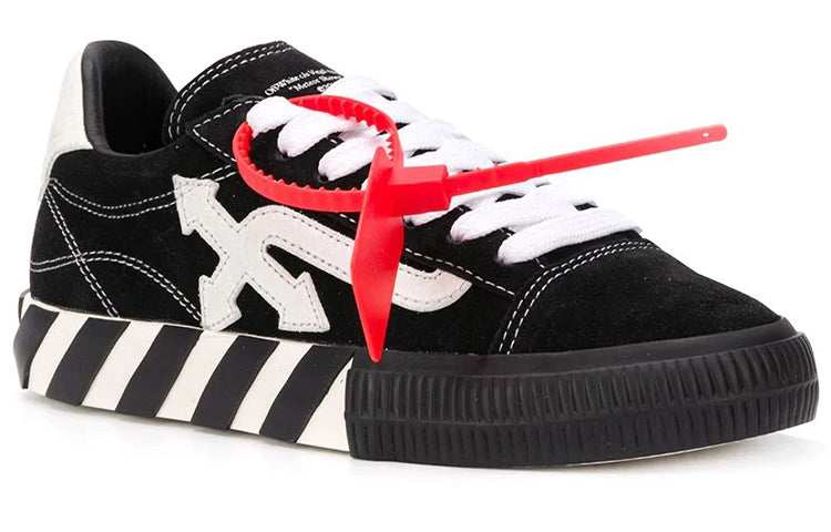 (WMNS) Off-White Arrow Vulcanized Low 'Black White' OWIA216S20LEA0011001