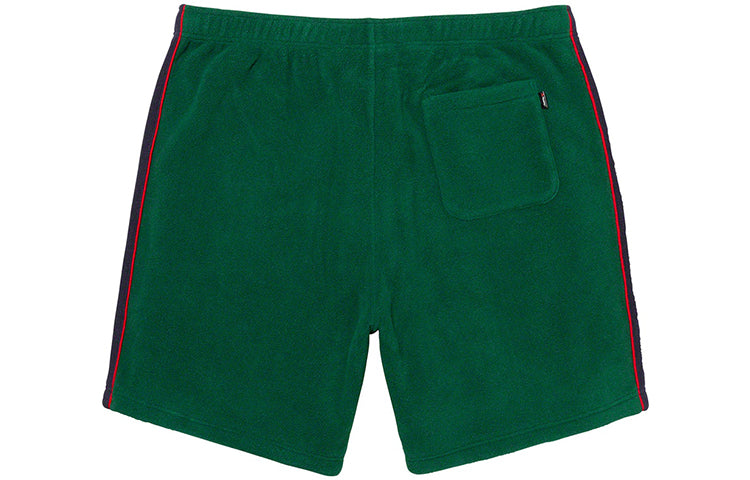 Supreme FW19 Week 10 Polartec Short Dark Green Logo SUP-FW19-928