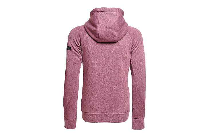 Men's Jordan Fleece Lined Casual Sports Long Sleeves Hooded Jacket Red 'Night Maroon Black' 809473-681