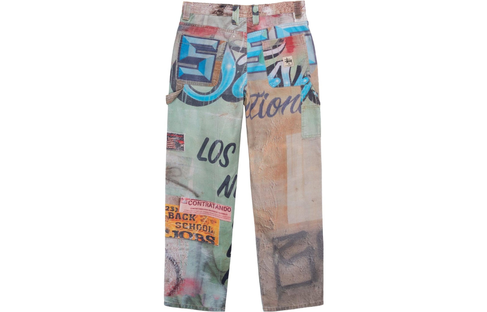 Stussy Work-Pant Alfonso Canvas 'Multi' 116630