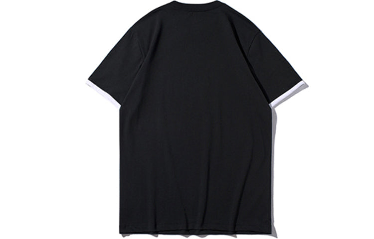 Li-Ning x Disney Crossover Mickey Avatar Printing Short Sleeve Couple Style Black AHSP223-3