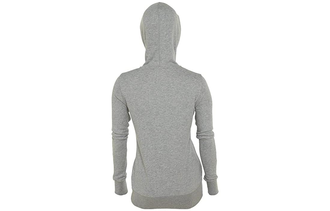 (WMNS) Nike Club Full Zip Hoody Swoosh 'Grey' 638283-063
