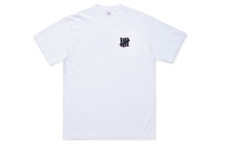 UNDEFEATED SOCCER S/S TEE Chest logo Back Applique Short-sleeve Tee Unisex White 80105-WHITE