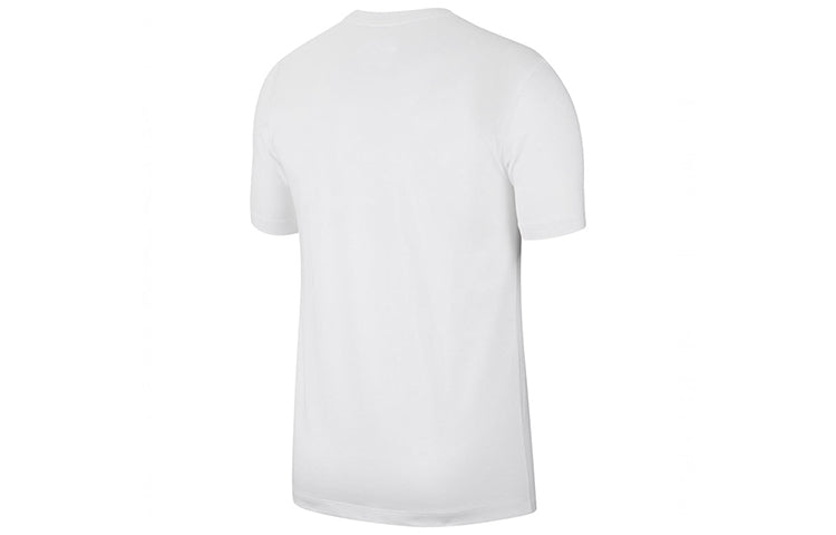 Nike M Nsw Tee Icon Futura Casual Sports Breathable Alphabet Printing Round Neck Short Sleeve White AR5004-101