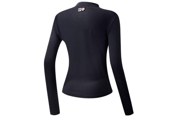 (WMNS) FILA x Wilson Round-neck Swea Blue A51W033201F-NV