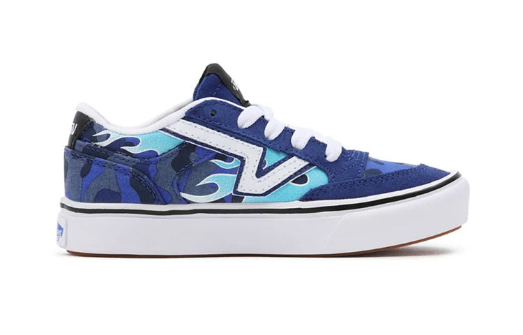 (PS) Vans Camo Flame Lowland Comfycush 'Blue White Black' VN0A5KRMABW