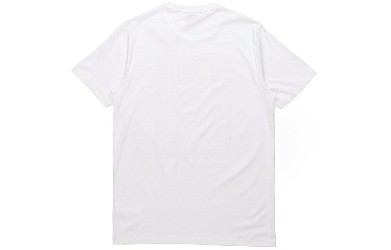 PUMA Graphic Printing Round Neck Short Sleeve White 598245-02