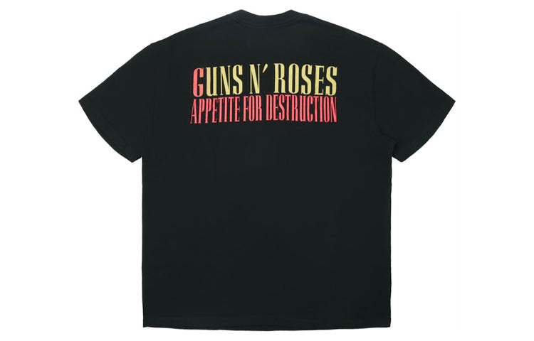 FOG Roses Boxy Band Skeleton Short Sleeve Unisex Black FOG-SS20-94