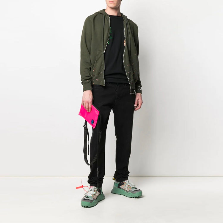 Men's Off-White SS21 Printing Green OMBE008S21FLE0025701