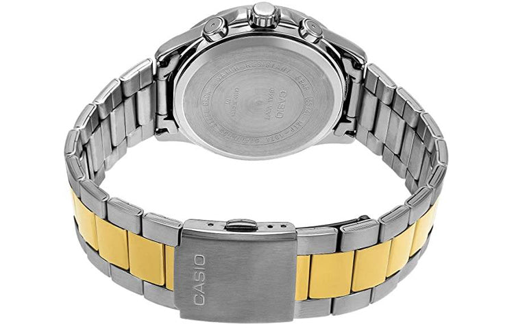 CASIO Quartz Waterproof Unisex Mens Silver Analog MTP-1374SG-7A