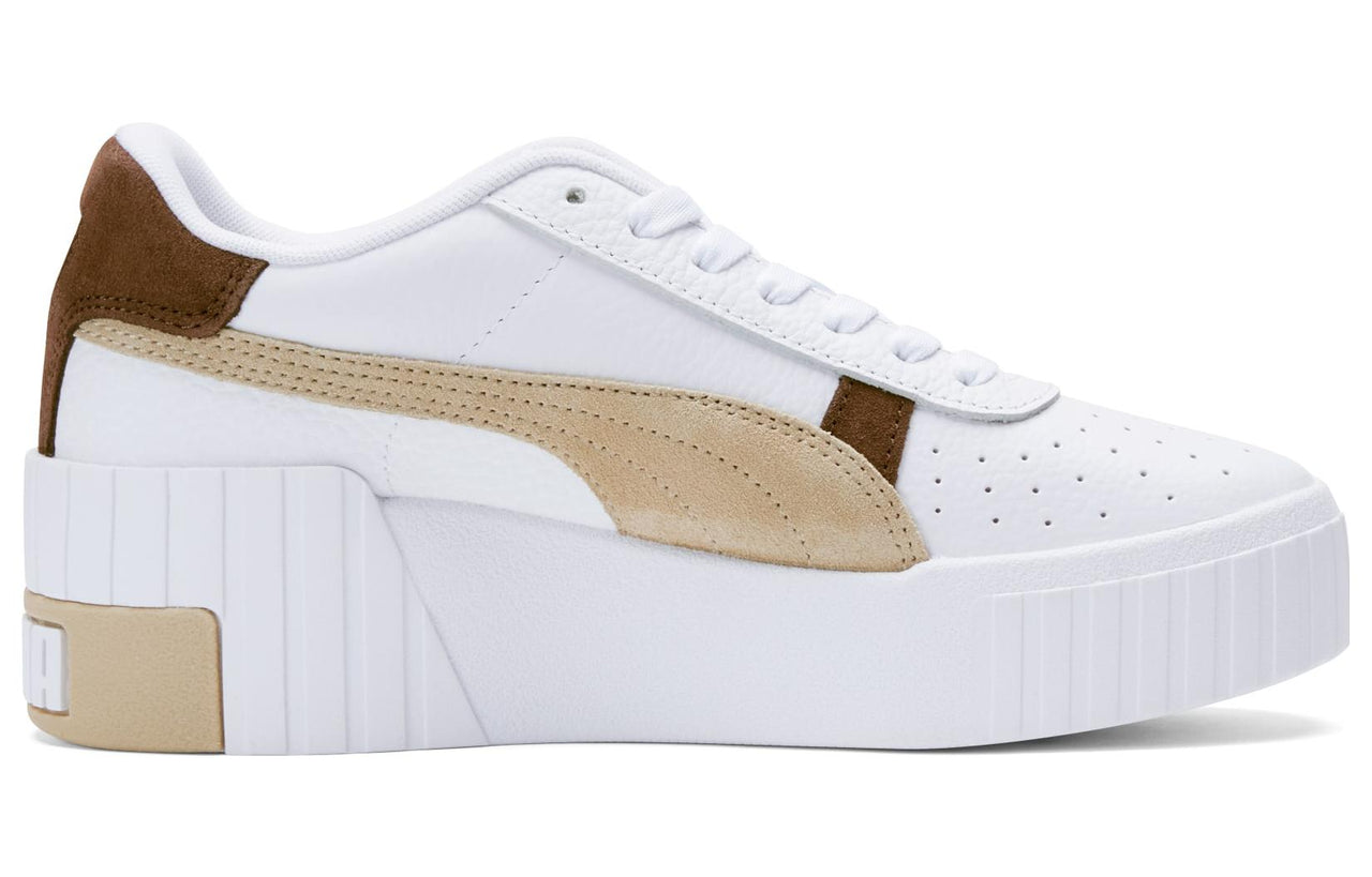 (WMNS) PUMA Cali Wedge Mix 'White Chestnut Brown' 373906-11