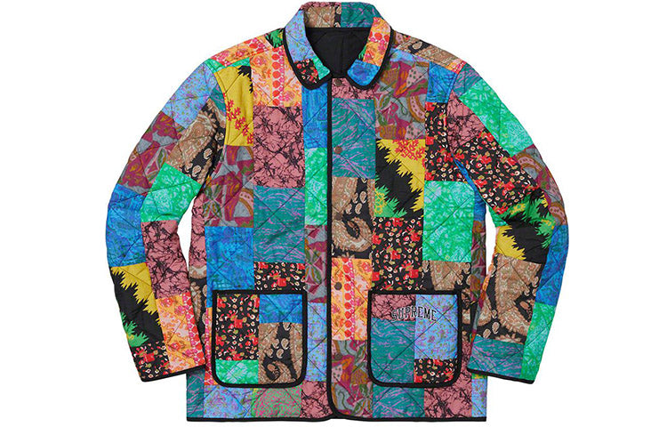 Supreme SS19 Reversible Patchwork Quilted Jacket 'Black' SUP-SS19-10160