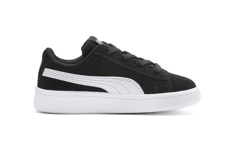 (TD) PUMA Vikky v2 Suede 'Black White' 370516-01