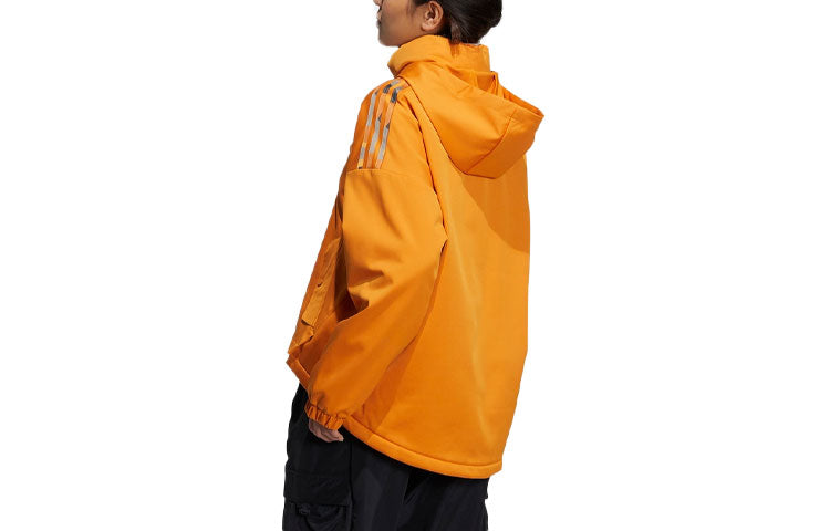 (WMNS) adidas Sports Hooded Jacket Orange H09759