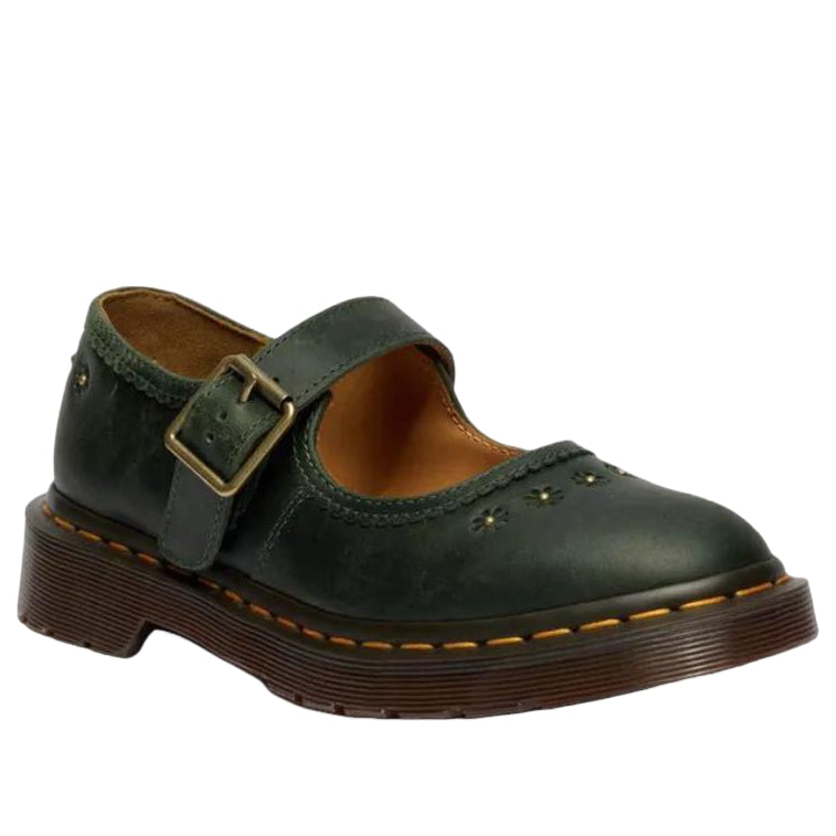 (WMNS) Dr. Martens Mary Jane Flower 'Dms Green' 42391300