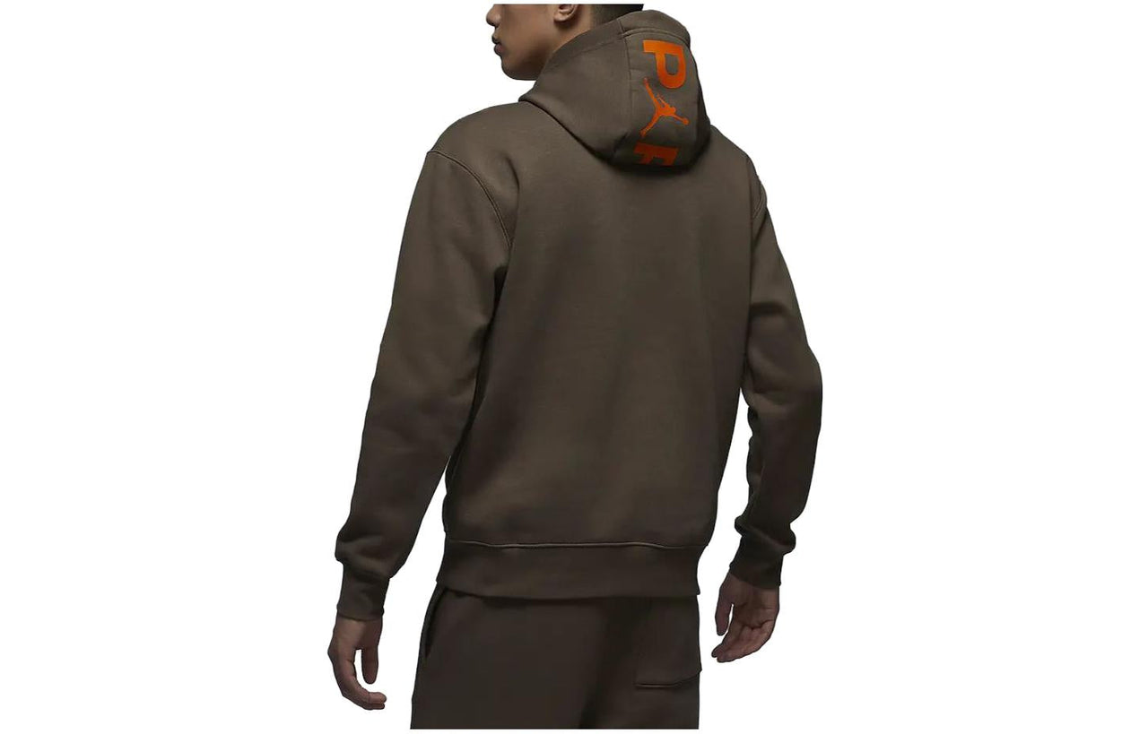 Air Jordan Paris Saint-Germain Logo Hoodie Asia Sizing 'Brown' DZ2924-274
