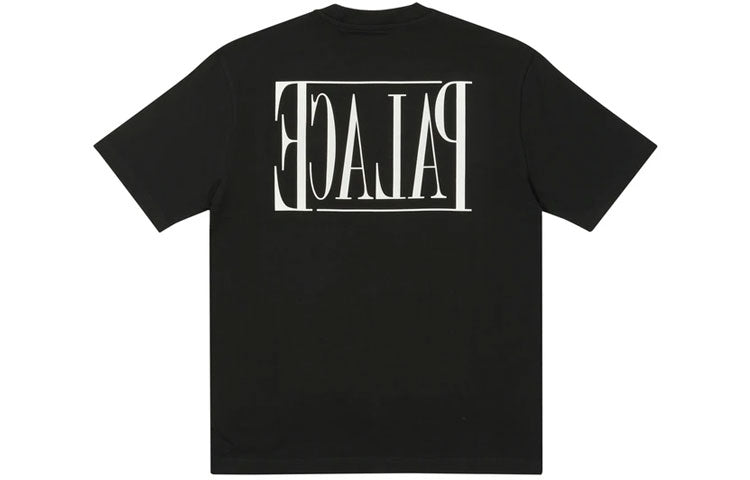 PALACE PE T-SHIRT BLACK Minimalistic Square Alphabet Logo Short Sleeve Unisex P20TS138