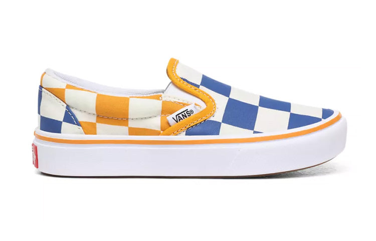 (PS) Vans Big Checker Comfycush Slip-On 'Yellow Blue' VN0A4U1SWIV