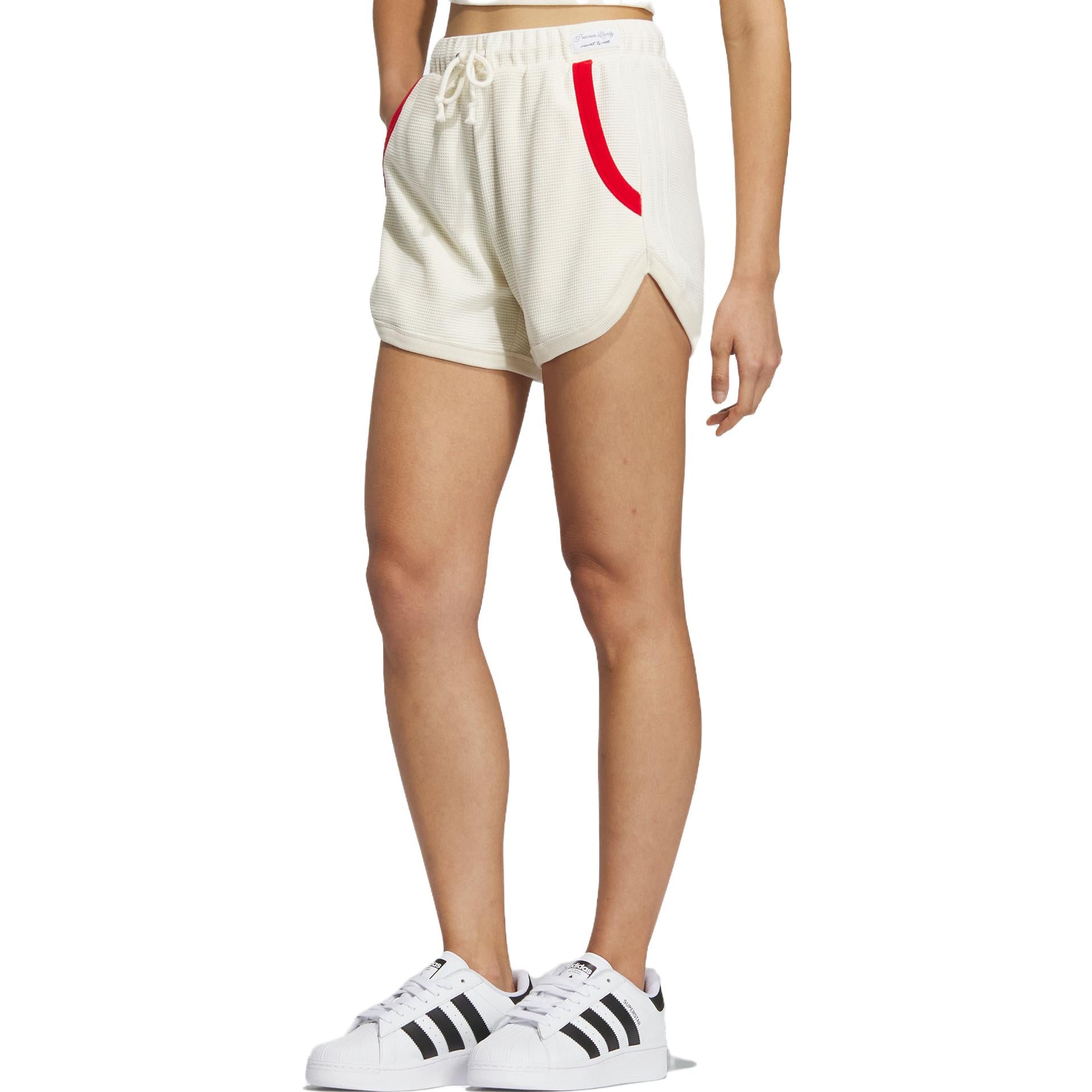 (WMNS) adidas originals x Notitle Shorts 'White Red' IN1072