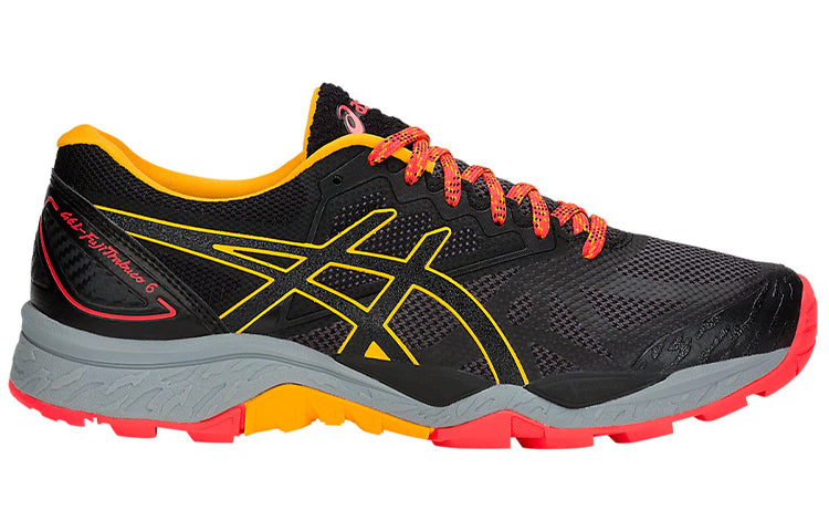 (WMNS) ASICS Gel-FujiTrabuco 6 'Black Yellow Red' T7E9N-001