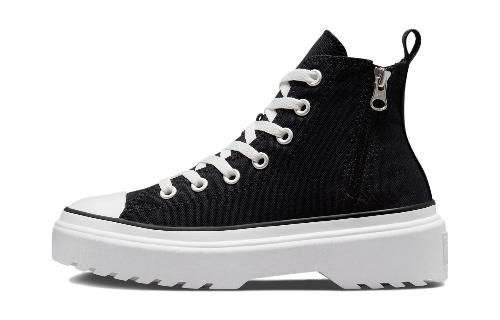 (GS) Converse Chuck Taylor All Star Lugged Lift Platform High 'Black White' A03011C