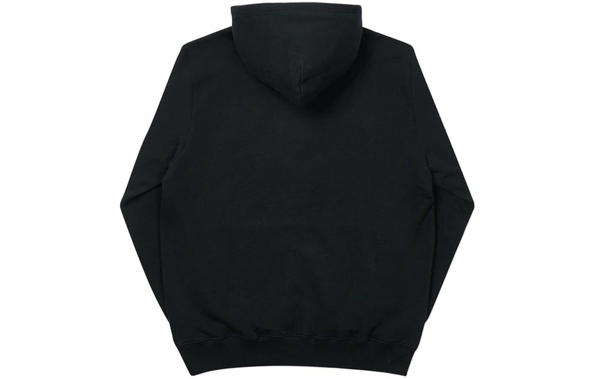 PALACE Drawstring hooded Alphabet Printing Long Sleeves Unisex Black P19CS134