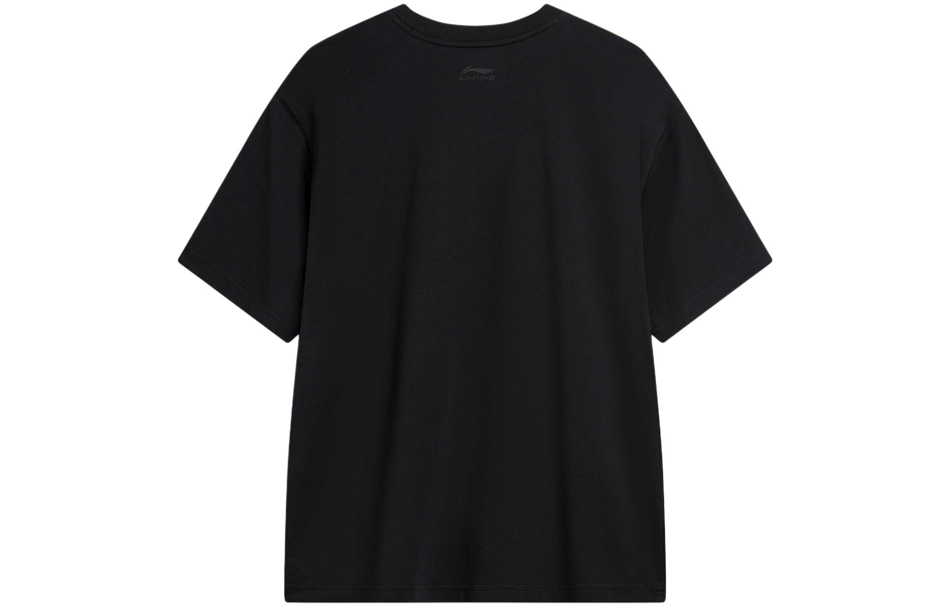 Li-Ning Triple Logo T-shirt 'Black' AHSU709-1