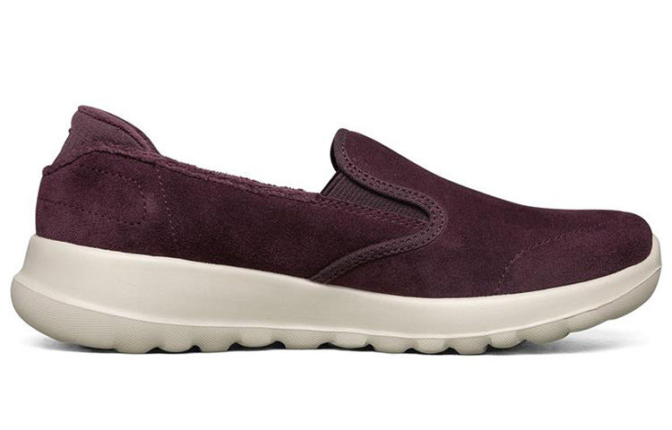 (WMNS) Skechers Go Walk Joy Loafers Red 15714-BURG