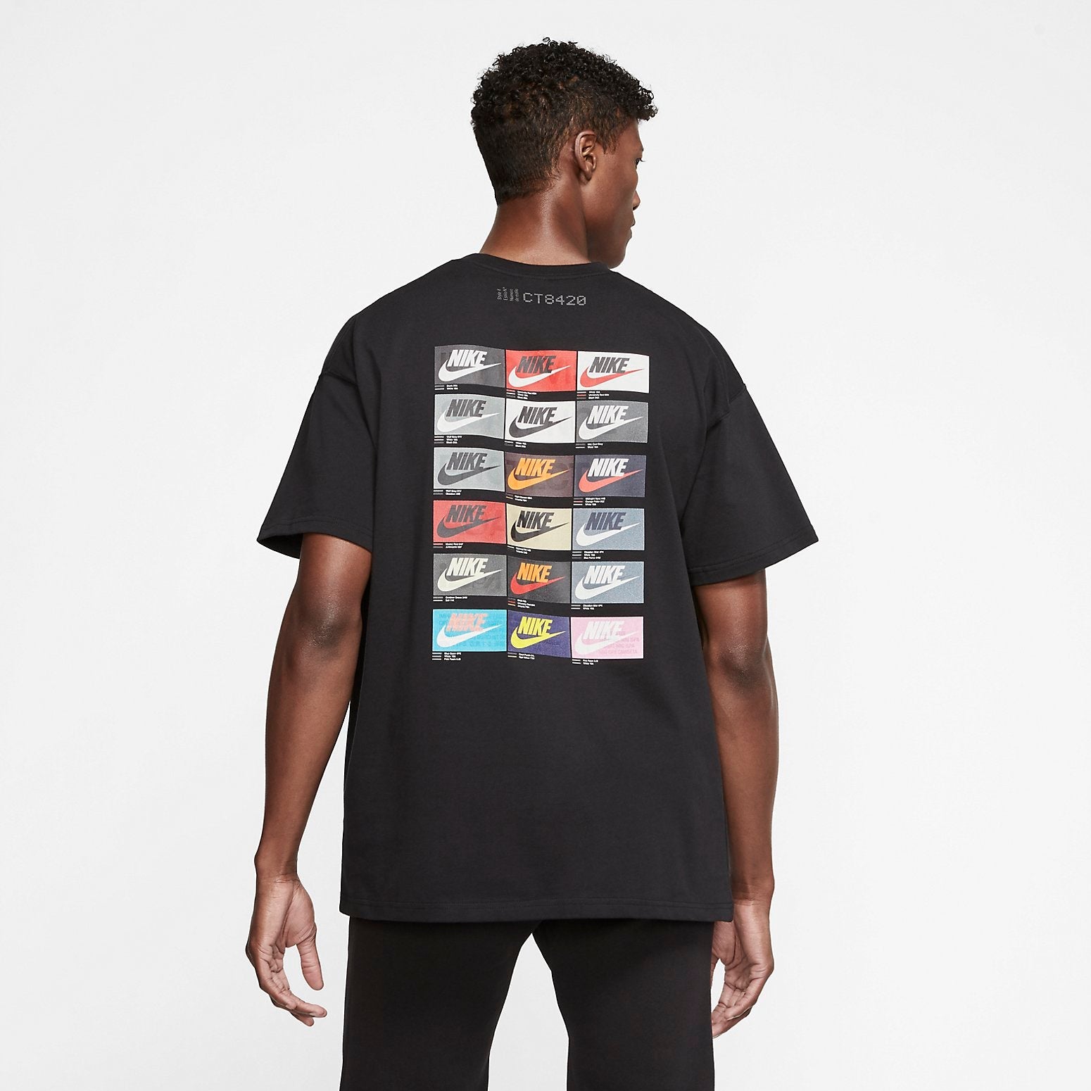 Nike ISPA Logo Tee 'Black University Red' CT8420-010