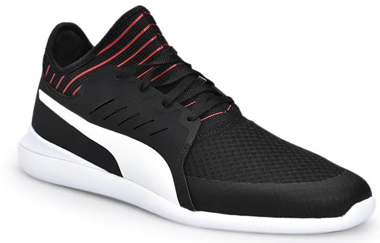 PUMA Ferrari Evo Cat Mace Low Top Running Shoes Black 306228-03