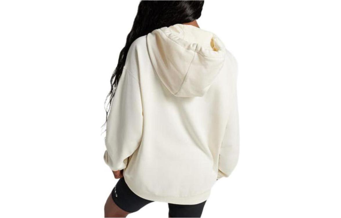 (WMNS) Converse Wordmark Hoodie Asia Sizing 'Egret' 10026576-A02