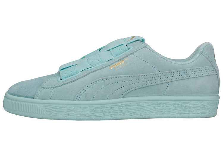 (WMNS) PUMA Suede Maze Slip On In Aqua 366227-02