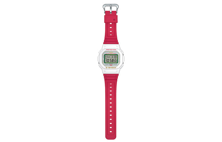 CASIO G-Shock Square 'White Red' DW-5600TMN-7