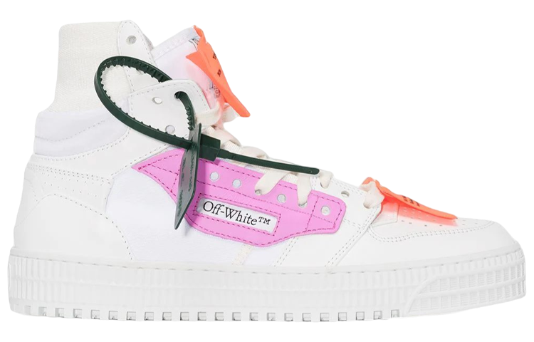 (WMNS) Off-White Off-Court 3.0 High-Top Sneaker 'White Pink' OWIA112S22LEA0010132