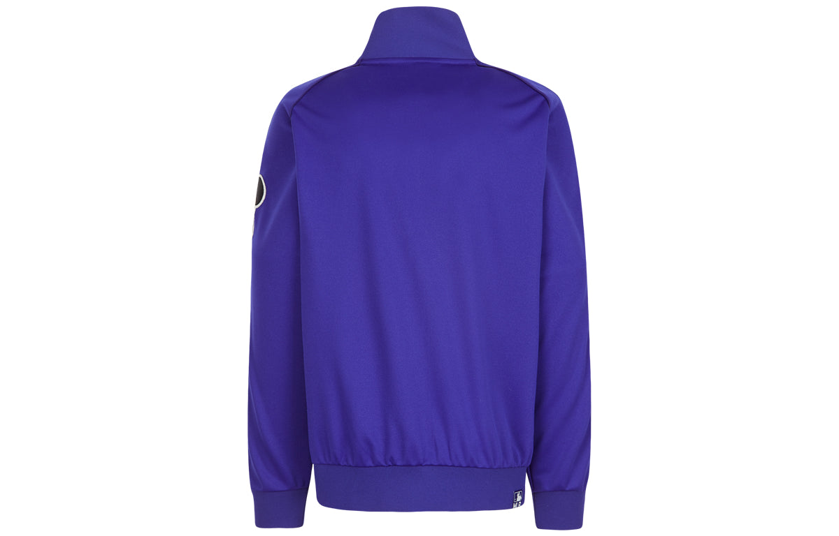 MLB  Disney Mickey Crossover Los Angeles Dodgers Stand Collar Jacket Unisex Blue 31TRK2031-07U