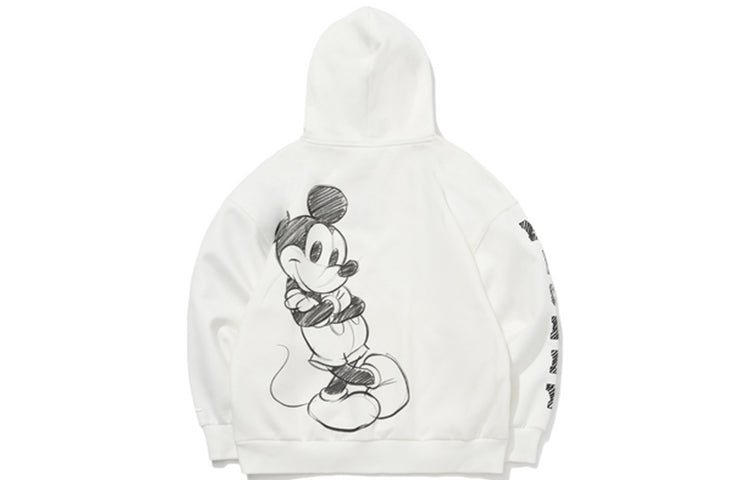 (WMNS) Li-Ning x Disney Crossover Hoodie 'White' AWDQC62-1