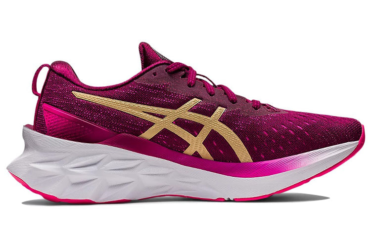 (WMNS) ASICS Novablast 2 'Burgundy Gold' 1012B049-600