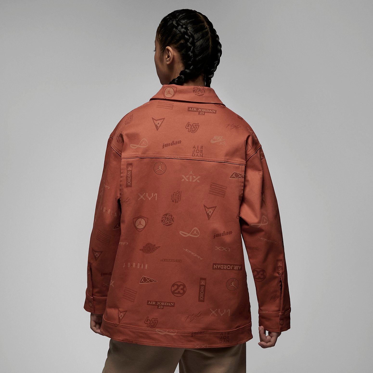 (WMNS) Air Jordan Flight Heritage Jacket 'Light Sienna' DX0385-812