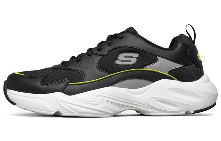 Skechers Stamina Airy Sneakers Black/White/Grey 666150-BKGY